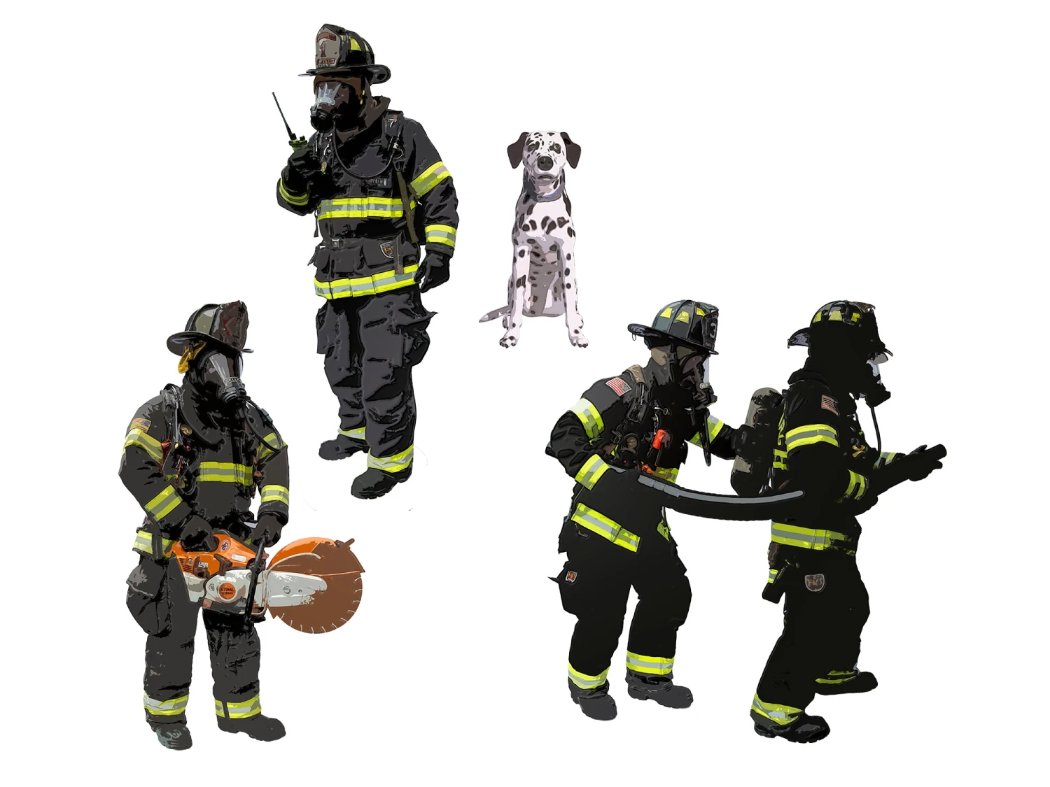 Lionel 2230180 O Gauge Firefighter Figures With Dalmatian Dog 1 Lionel 2230180 O Gauge Firefighter Figures With Dalmatian Dog