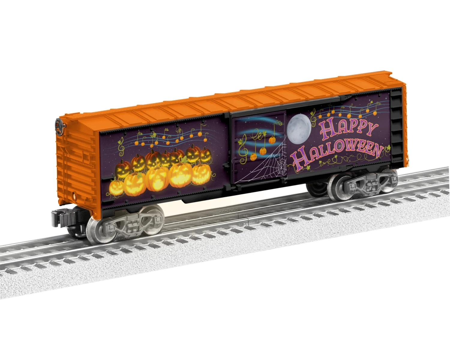 Lionel 2328370 O Gauge SpookySounds Boxcar With Illumination 1 Lionel 2328370 O Gauge SpookySounds Boxcar With Illumination