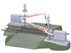 Lionel 6-12062 O Gauge FasTrack Grade Crossing With Gates And Flashers