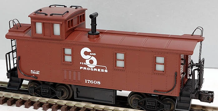 Lionel 6-17608 O Gauge Square Window Caboose C&O- NOS 1 Lionel 6-17608 O Gauge Square Window Caboose C&O- NOS