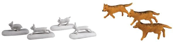 Lionel 6-24252 O Gauge Polar Express™ Figures Add-On Figures Wolves And Rabbits 1 Lionel 6-24252 O Gauge Polar Express™ Figures Add-On Figures Wolves And Rabbits