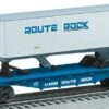 Lionel 6-26064 O Gauge Rock Island Flatcar With Trailer - NOS