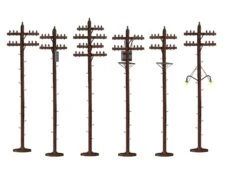 Lionel 6-37939 O Scale Telephone Poles