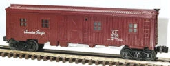 Lionel 6-5728 O Gauge Illuminated Bunk Car Canadian Pacific CP - NOS