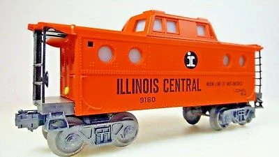 Lionel 6-9160 O Gauge Lighted Caboose Illinois Central IC - NOS 1 Lionel 6-9160 O Gauge Lighted Caboose Illinois Central IC - NOS
