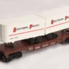 Lionel 6-9333 O Gauge Flatcar With Van Trailers Southern Pacific SP - NOS