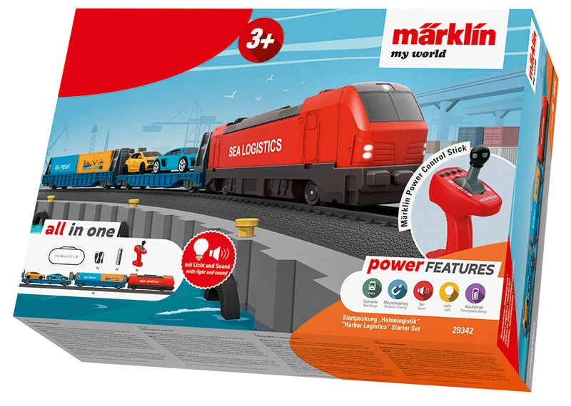 Marklin My World 29342 HO Scale Harbor Logistics Starter Set Sound (Battery Powered) 1 Marklin My World 29342 HO Scale Harbor Logistics Starter Set Sound (Battery Powered)