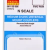 Micro-Trains 1016-1 (001 02 006) N Scale Universal Body Mount Medium Shank Couplers
