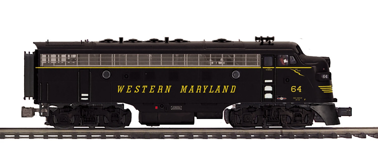 MTH Premier 20-21804-1 O Scale EMD F7A Diesel Western Maryland WM 64 With PS3 1 MTH Premier 20-21804-1 O Scale EMD F7A Diesel Western Maryland WM 64 With PS3