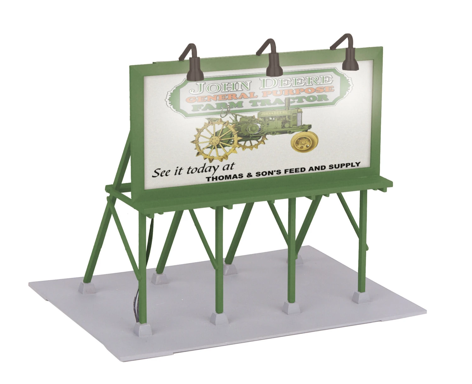 MTH 30-90029 O Gauge Lighted Billboard John Deere - NOS 1 MTH 30-90029 O Gauge Lighted Billboard John Deere - NOS