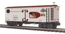 MTH Premier 20-94657 O Scale 36' Wood Reefer New York Central NYC (Manischewitz Wine)