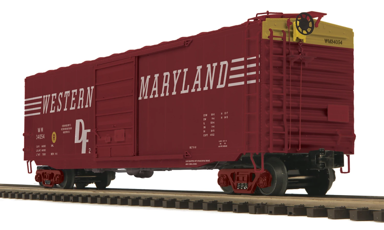 MTH Premier 20-99313 O Scale 50' PS-1 Boxcar Western Maryland WM 1 MTH Premier 20-99313 O Scale 50' PS-1 Boxcar Western Maryland WM