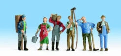 Noch 15614 HO Scale Figures Grape Growers Winery Workers