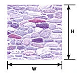 Plastruct Model Parts 91565 PS-66 O Scale Field Stones (2 Pack)