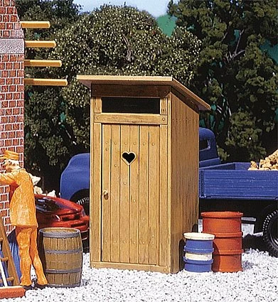 POLA 333215 G Gauge Wood Outhouse 1 POLA 333215 G Gauge Wood Outhouse