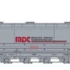 Rapido Trains 533010A N Scale PD3500 Flexi Flo Covered Hopper Merchants Despatch MDTX # Varies