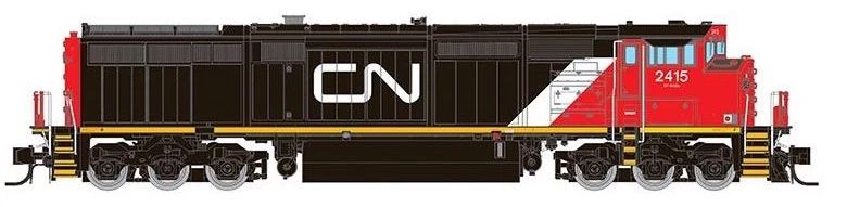 Rapido Trains 540040 N Scale GE Dash 8-40CM Canadian National "Noodle" CN 2434 1 Rapido Trains 540040 N Scale GE Dash 8-40CM Canadian National "Noodle" CN 2434