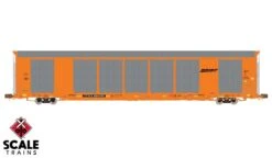 ScaleTrains 33728 Rivet N Scale Gunderson Multi-Max Autorack Orange BNSF 694763