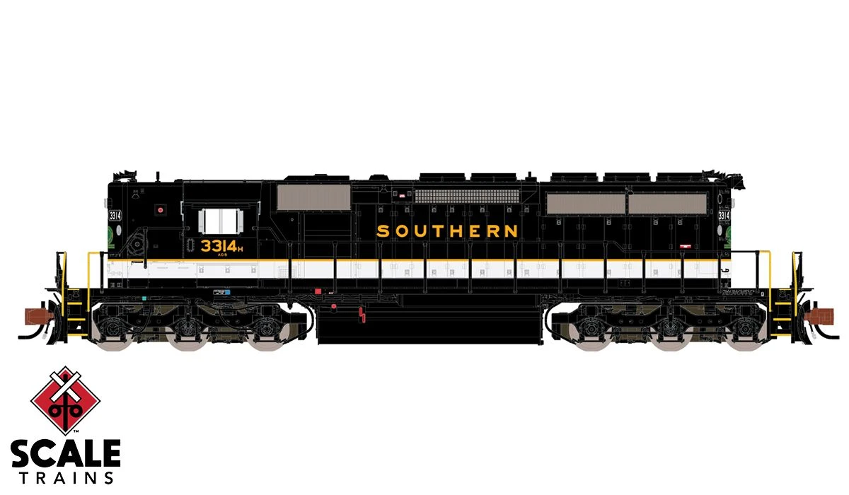 ScaleTrains 33818 Rivet N Scale EMD High Hood SD40-2 "Dulux" Southern 3327K 1 ScaleTrains 33818 Rivet N Scale EMD High Hood SD40-2 "Dulux" Southern 3327K