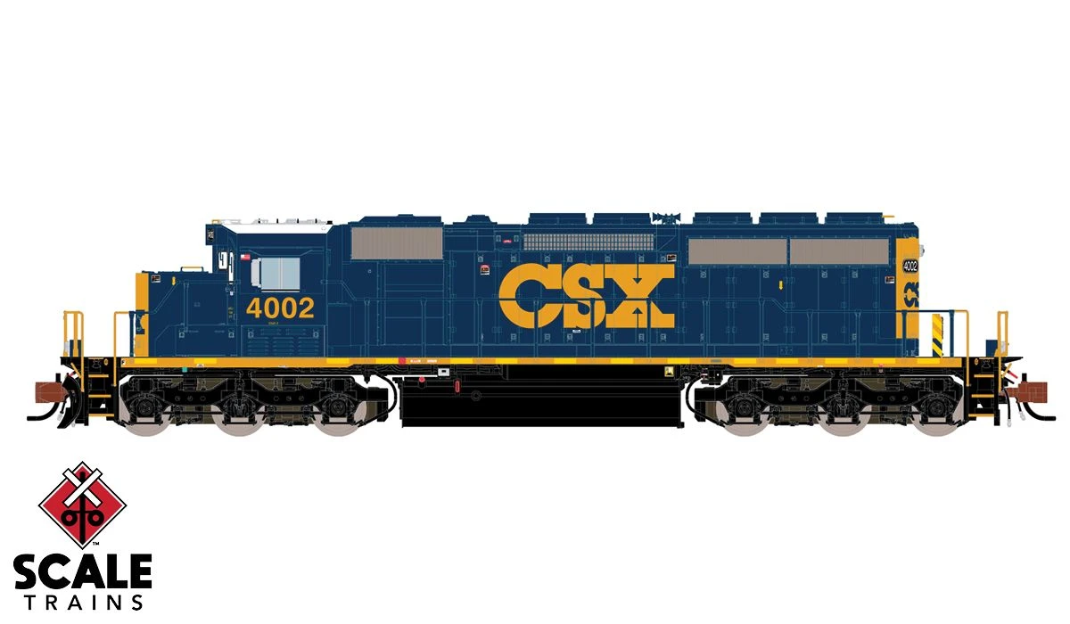 ScaleTrains 38626 Rivet N Scale EMD SD40-3 CSX 4016 1 ScaleTrains 38626 Rivet N Scale EMD SD40-3 CSX 4016
