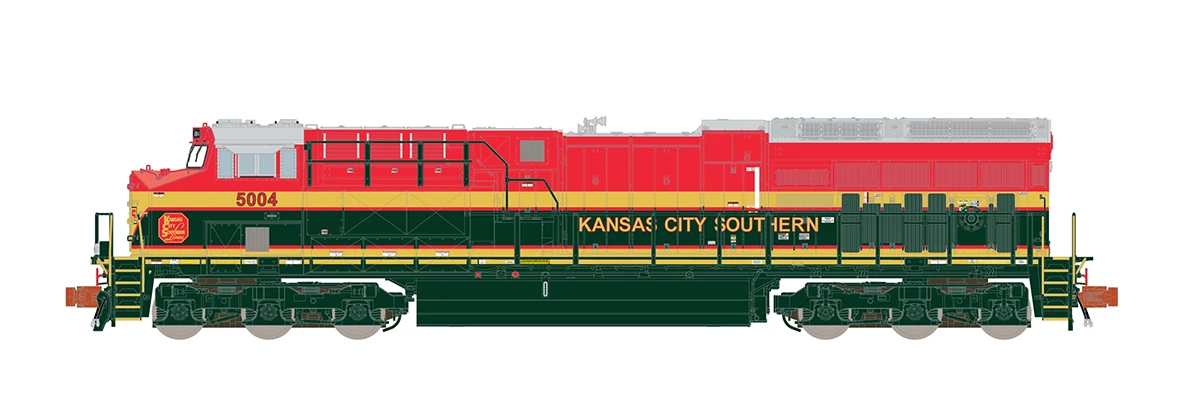 ScaleTrains Rivet 33652 N Scale GE ET44 Tier 4 Diesel "Southern Belle" KCS 5004 DCC & Sound 2 ScaleTrains Rivet 33652 N Scale GE ET44 Tier 4 Diesel "Southern Belle" KCS 5004 DCC & Sound - Image 2