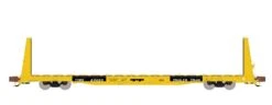 ScaleTrains Rivet 38973 N Scale BSC F68AH Bulkhead Flatcar Yellow TT TTPX 80719