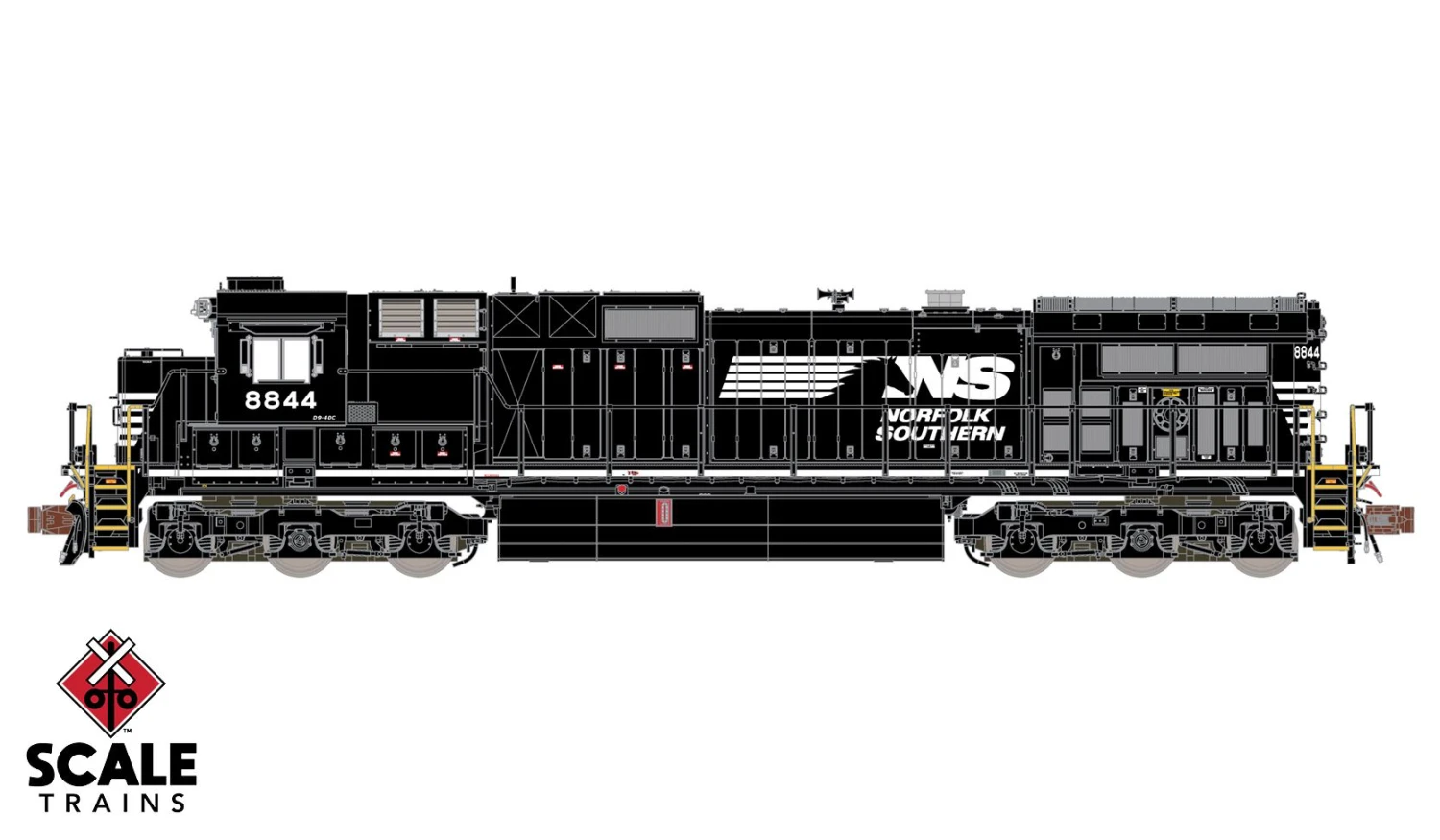 ScaleTrains Rivet Counter 38535 N Scale GE Dash 9-40C Norfolk Southern NS 8844 DCC And LokSound 1 ScaleTrains Rivet Counter 38535 N Scale GE Dash 9-40C Norfolk Southern NS 8844 DCC And LokSound