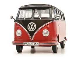 Schuco 450785700 (1:32) VW T1b Samba - Black And Red -Lione Train Model Shop schuco 450785700 1 32 vw t1b samba black and red 3