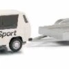 Schuco 452651000 HO Scale (1:87) VW T3c AUDI SPORT Van With Trailer