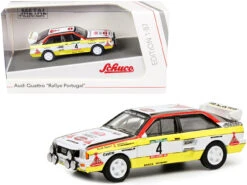Schuco 452661300 HO Scale (1:87) Audi Quattro #4 Rally Car
