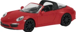 Schuco 452670900 HO Scale (1:87) Porsche 911 (991) Targa 4S - Red