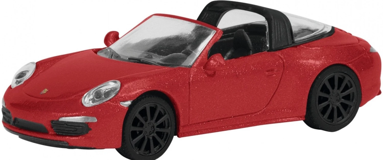 Schuco 452670900 HO Scale (1:87) Porsche 911 (991) Targa 4S - Red 1 Schuco 452670900 HO Scale (1:87) Porsche 911 (991) Targa 4S - Red