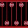 Tichy Train Group 2612 N Scale Modern Red Stop Signs 18 Pack