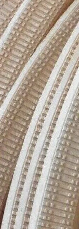 Tru-Scale 2122 S / On3 22" Radius Plain Wooden Roadbed 6 Pack