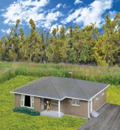 Walthers Cornerstone 933-3838 N Scale Ranch House Structure Kit