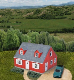 Walthers Cornerstone 933-3839 N Scale Cape Cod Structure Kit 6 Walthers Cornerstone 933-3839 N Scale Cape Cod Structure Kit -Lione Train Model Shop walthers cornerstone 933 3839 n scale cape cod structure kit