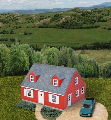 Walthers Cornerstone 933-3839 N Scale Cape Cod Structure Kit 3 Walthers Cornerstone 933-3839 N Scale Cape Cod Structure Kit - Image 3