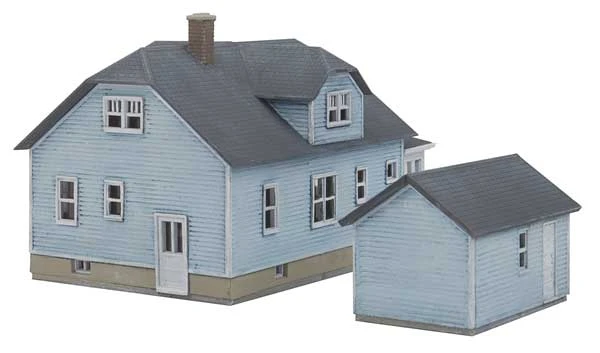 Walthers Cornerstone 933-3889 N Scale American Bungalow Structure Kit 2 Walthers Cornerstone 933-3889 N Scale American Bungalow Structure Kit - Image 2