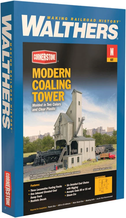 Walthers N Scale 933-3262 Modern Coaling Tower 2 Walthers N Scale 933-3262 Modern Coaling Tower - Image 2