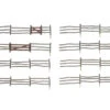 Woodland Scenics Woodland A2991 N Scale Wood Log Fence Kit