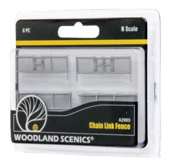 Woodland Scenics Woodland A2993 N Scale Chain Link Fence Kit -Lione Train Model Shop woodland a2993 n scale chain link fence kit c