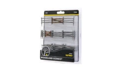 Woodland Scenics Woodland A3001 O Scale Log Fence Kit -Lione Train Model Shop woodland a3001 o scale log fence kit 3