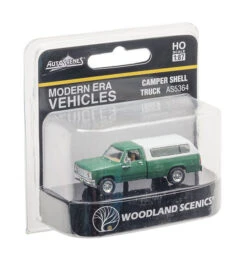 Woodland Scenics AS5364 HO Scale AutoScenes Modern Era Vehicles Camper Shell Truck 5 Woodland Scenics AS5364 HO Scale AutoScenes Modern Era Vehicles Camper Shell Truck -Lione Train Model Shop woodland as5364 ho scale autoscenes modern era vehicles camper shell truck b