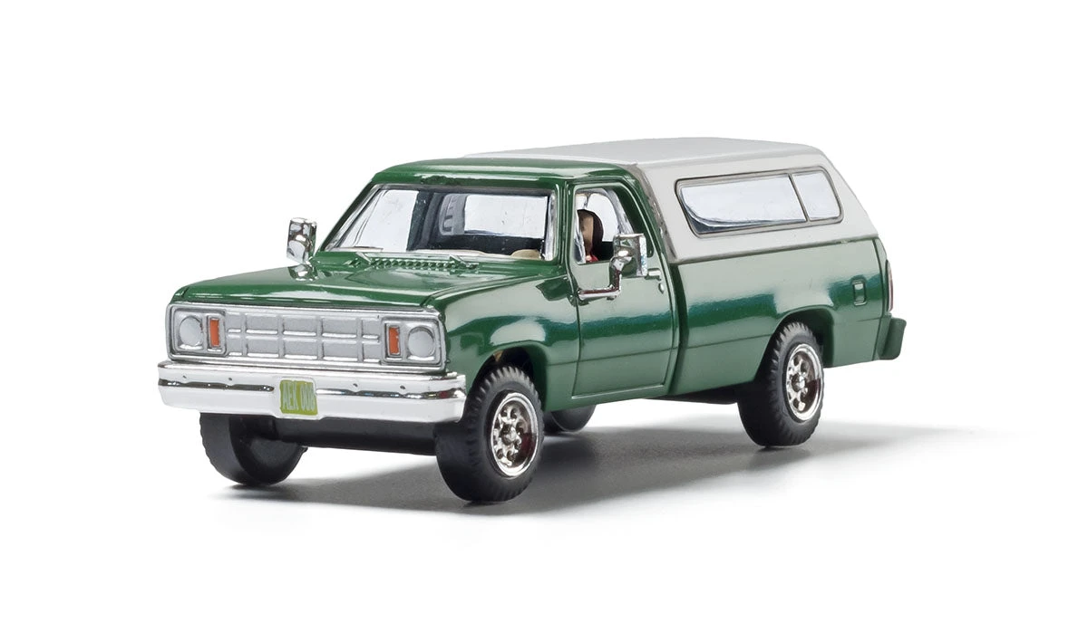 Woodland Scenics AS5364 HO Scale AutoScenes Modern Era Vehicles Camper Shell Truck 1 Woodland Scenics AS5364 HO Scale AutoScenes Modern Era Vehicles Camper Shell Truck