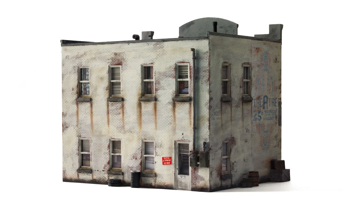 Woodland Scenics Woodland BR5067 HO Scale Built Up Structure B&R Records Amd Recruiting Office 2 Woodland Scenics Woodland BR5067 HO Scale Built Up Structure B&R Records Amd Recruiting Office - Image 2