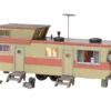 Woodland Scenics Woodland BR5862 O Scale Built & Ready Structure White/Salmon Trailer With Lights