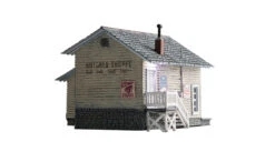 Woodland Scenics Woodland BR5872 O Scale BuiltUp Structure Carver's Butcher Shoppe -Lione Train Model Shop woodland br5872 o scale builtup structure carvers butcher shoppe 2