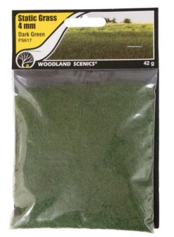 Woodland Scenics Woodland FS617 Static Grass 4mm Dark Green