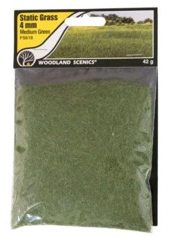 Woodland Scenics Woodland FS618 Static Grass 4mm Medium Green