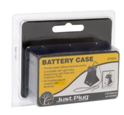 Woodland Scenics Woodland JP5682 Just Plug Battery Case (Requires 2 9v Batteries) -Lione Train Model Shop woodland jp5682 just plug batter case requires 2 9v batteries b 1